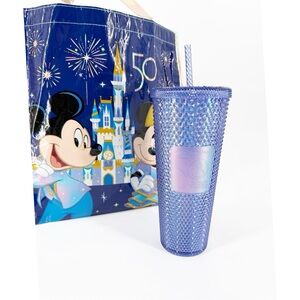 Walt Disney World Parks | 50th Anniversary Studded Starbucks Tumbler 24oz NWT